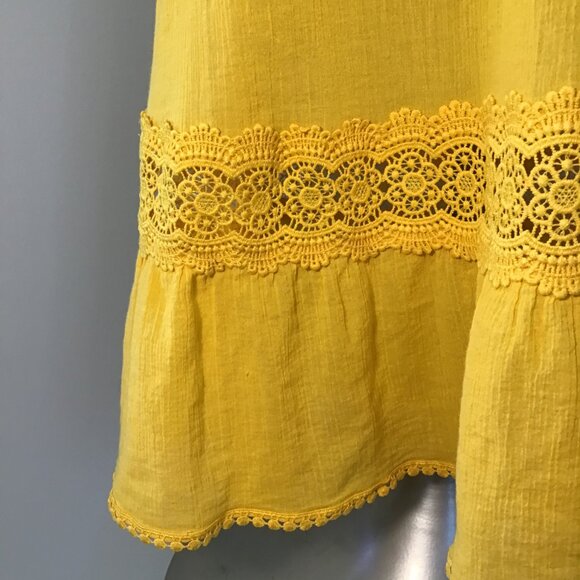 Kate Spade Golden Yellow Halter Dress Size M - Picture 7 of 10